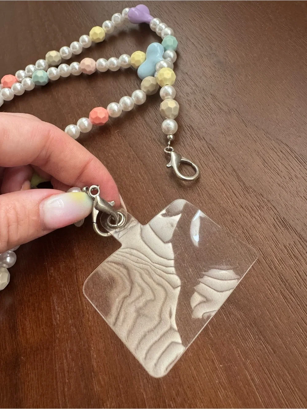 Beaded Crossbody Phone Strap Chain